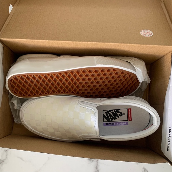 Vans Shoes - White Slip On Vans